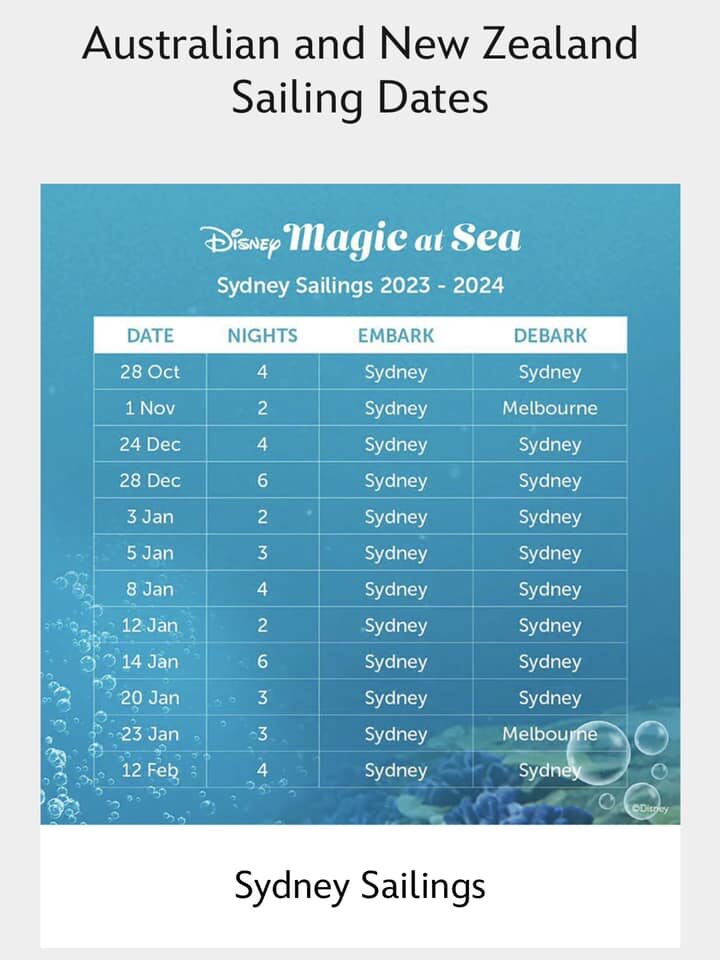 cruises australia september 2023